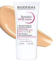 Bioderma Sensibio AR, BB-крем, що зменшує та маскує почервоніння, чутливу та куперозну шкіру, SPF 30, 40 мл