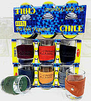 Чарка в натуральній шкірі з написом З Україною в серці