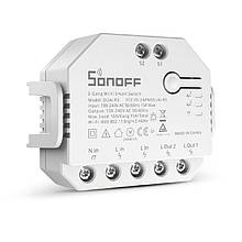 Смарт-перемикач Sonoff Wi-Fi із подвійним реле та вимірюванням потужності