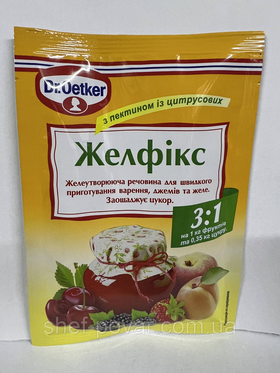 Жовтфікс 3:1, 25 грамів ТМ « Dr. Oetker»