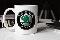 Чашка с принтом "SKODA"