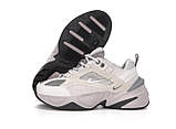 Кросівки жіночі Nike M2K Tekno Grey сірі найк весна літо стильні повсякденні текстильні, фото 4