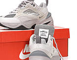 Кросівки жіночі Nike M2K Tekno Grey сірі найк весна літо стильні повсякденні текстильні, фото 7