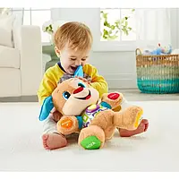 Розумне цуценя з технологією Smart Stages українська мова Fisher-Price Laugh and learn інтерактивна іграшка