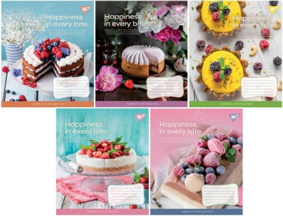 Зошит 18 арк. клітинка "Yes" / Desserts, фото 1