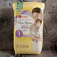 Подгузники детские Kruidvat New Born Skin Protect 1 (2-5 кг.) 50 шт.