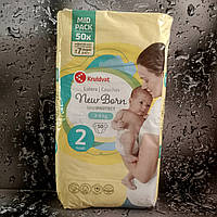 Подгузники детские Kruidvat New Born Skin Protect 2 (3-6 кг.) 50 шт.