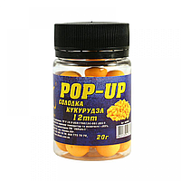 Бойлы 3KBaits Pop-up сладкая кукуруза 12мм 20г (3к08854)