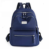 Рюкзак жіночий нейлоновий 34*30 см. Синій арт 1180-3, фото 2