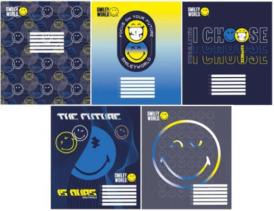 Зошит 24 арк. клітинка "1 Вересня, YES" / Smiley world, фото 1