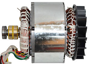 Електродвигун у зборі (якір+статор) генератора 168F (2,0 kWt 380V)
