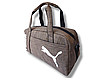 Спортивная сумка Puma люкс качества Коричневая 50х28х22, фото 3