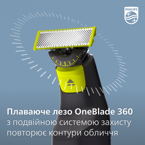 Электростанок PHILIPS OneBlade 2в1 для бритья бороды, усов и тела ...