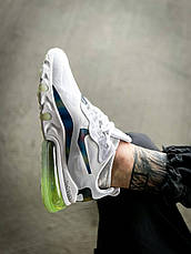 Чоловічі кросівки Nike Air Max 270 React Bubble Violet White CT5064-100, фото 6
