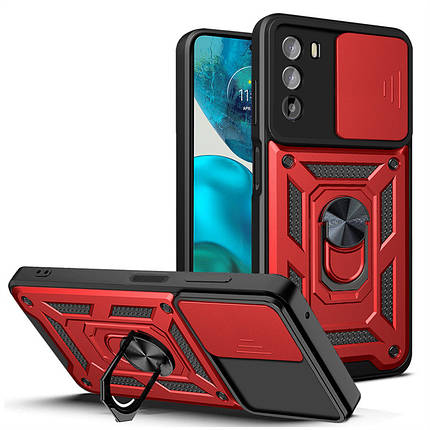 PC + TPU чохол Camshield Armor для Motorola G40 Fusion / червоний, фото 1