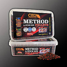 Метод-Стік Мікс Пелетс Креветка-Кальмар Method & Stick Mix Pellets Кrill & Squid 600g 2-4mm