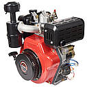 Двигун дизельний одноциліндровий чотиритактний Vitals DM 10.0kne 10 к.с. 456 куб см., фото 2