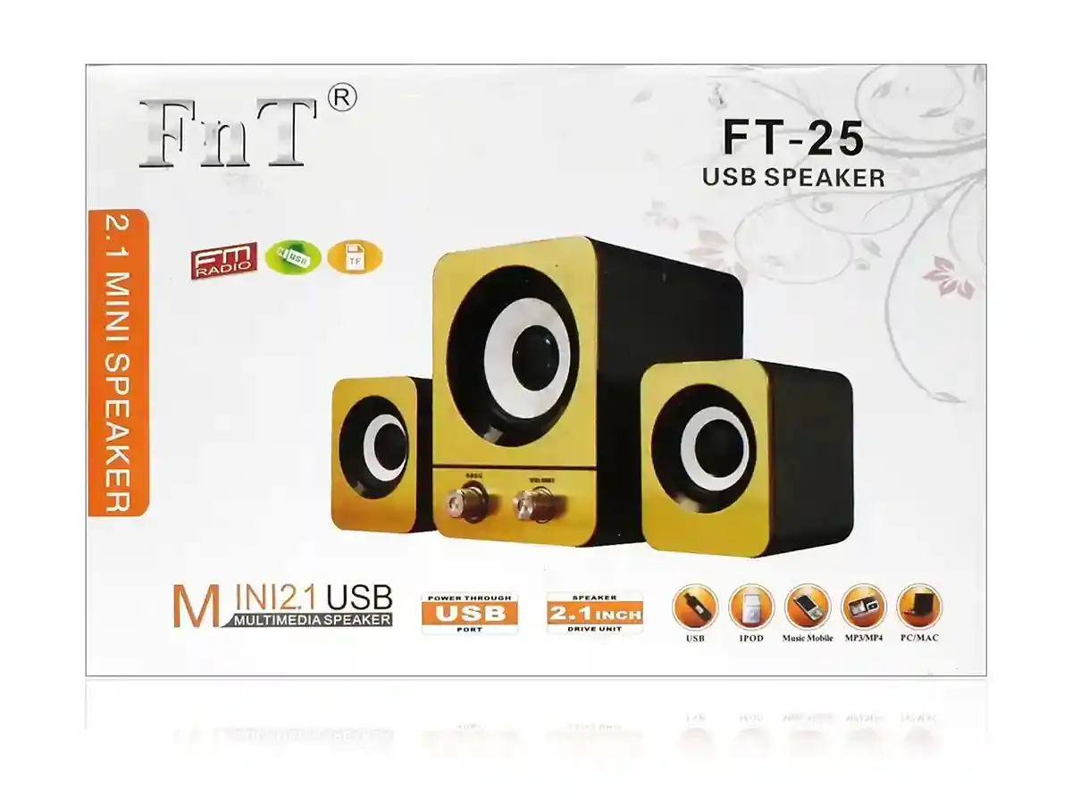 Музичні колонки для комп'ютера 2.1 FT-25