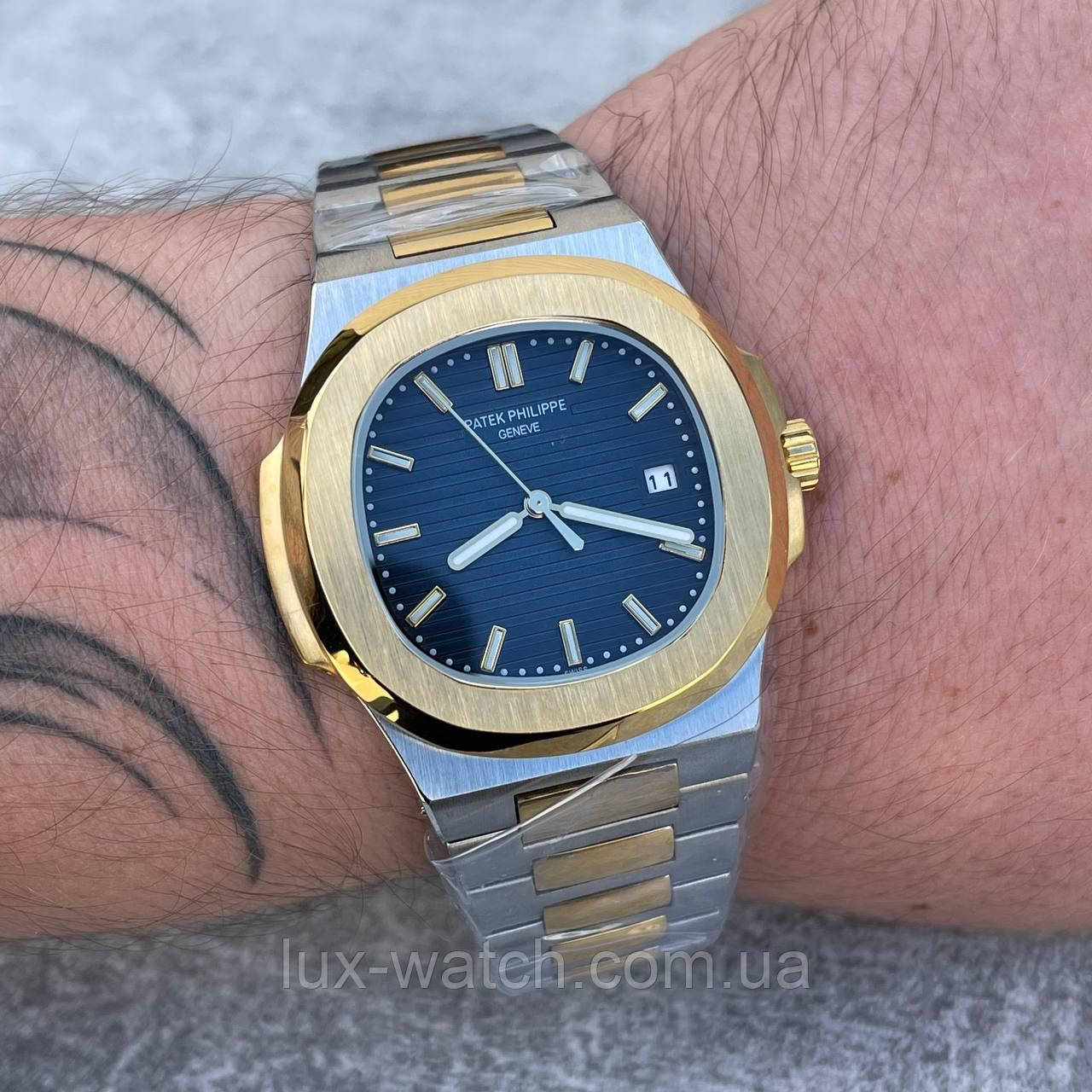 Patek Philippe Nautilus Silver Gold Black Blue