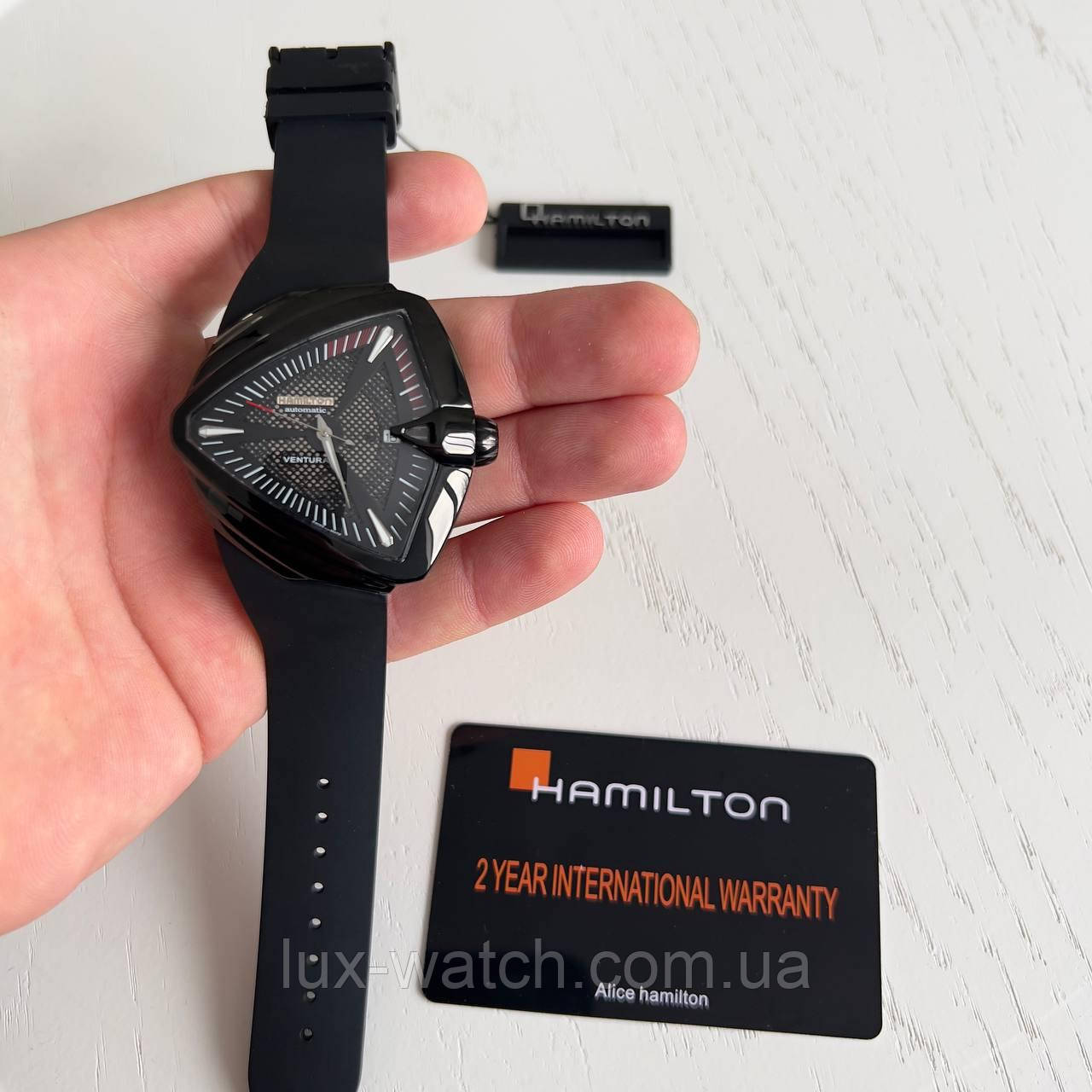 Годинник наручний чоловічий Hamilton Ventura All Black