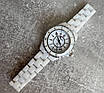 Жіночий преміальний годинник Chanel J12 White, фото 10