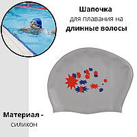 Шапочка для басейну жіноча сіра Speedo NS-1