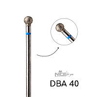 Фреза алмазная ШАР DBA 40 Nice for you синяя