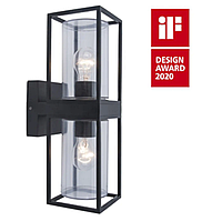 Світильник настінний вуличний LUTEC FLAIR E27 40W IP44 120*172*393mm Classic 5288804012