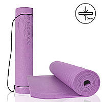 Коврик для йоги и фитнеса pvc yoga mat розовый 173x61x0.6