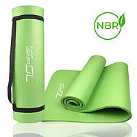 Коврик для йоги и фитнеса 7sports nbr yoga mat mts-3 180*60*1.5см зеленый