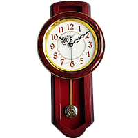 Настенные часы RIKON ходики (50х30 см) "Маятник-50-D" красное дерево