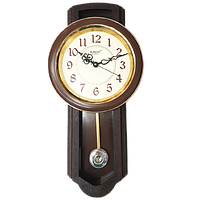 Настенные часы RIKON ходики (50х30 см) "Маятник-50-R" темное дерево