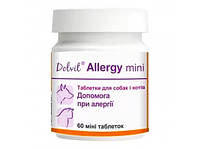 Dolfos Dolvit Allergy mini, Долвит Аллерджи мини, таблетки при аллергии у собак и кошек, 60 табл.