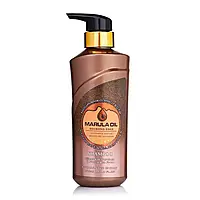 Шампунь для поврежденных волос с маслом марулы Marula oil Clever Cosmetics, 500 мл