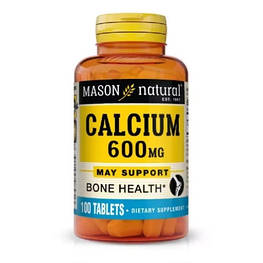 Мінерали Mason Natural Кальцій 600 мг, Calcium 600 mg, 100 таблеток (MAV08531)