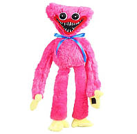 Мягкая игрушка ХагиВаги монстр PPT Huggу-Wuggу из плюша 40 см, с липучками на лапках, плюшевая Розовый V&Vsft