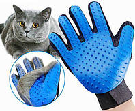 Рукавичка для вичісування шерсті всіх видів хатніх тварин, рукавичка щітка для вичісування кішок і собак V&Vsft