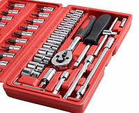 Набор инструментов и бит 46 шт 1/4", набор головок, насадок, ключей, набор отверток, набор насадок V&Vsft