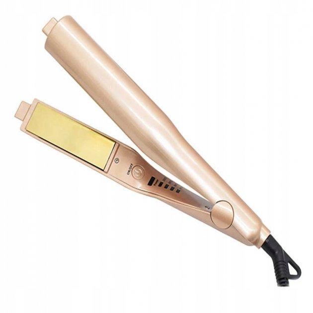 Плойка для волосся спіральна HAIR Curling lron WA-1 2 в 1 | Випрямляч для укладання | Плойка для завивки волосся