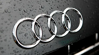 Эмблема задняя для Audi RS3 / Audi RS5 2 двери на багажник 192х67
