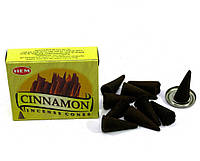 Арома конусы Корица (Cinnamon) 10 конусов + подставка. HEM (31181K)