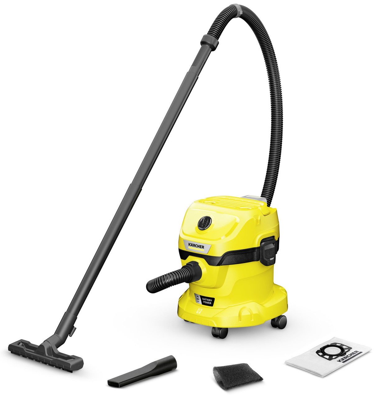 Karcher Пилосос WD 2-18 господарьский, акумуляторний, 12л, 18В, без АКБ и ЗП