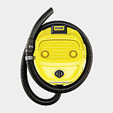 Karcher Пилосос WD 2-18 господарьский, акумуляторний, 12л, 18В, без АКБ и ЗП, фото 3