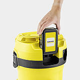Karcher Пилосос WD 2-18 господарьский, акумуляторний, 12л, 18В, без АКБ и ЗП, фото 6