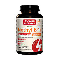 Метил B-12, 2500 мкг, тропічний смак, Methyl B-12, Jarrow Formula, 100 жувальних таблеток