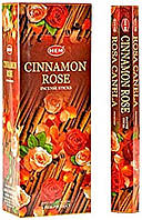 Благовоние Cinnamon Rose Корица и Роза Аромапалочки Hem 20 шт/уп 27623-1