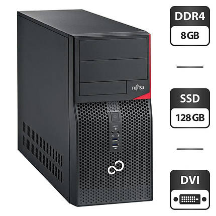 Комп'ютер Fujitsu Esprimo P556 MT/ Core i3-6100/ 8 GB RAM/ 128 GB SSD/ HD 530, фото 1