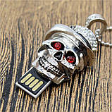 Прикольні флешки фігурні BiNFUL 64GB scull Череп Heart 2.0, фото 5