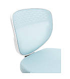 Крісло Лео – комплектація Хром – механізм M-1 (Tilt) – оббивка Блакитний, фото 7