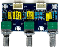 Стерео регулятор тембра пассивный ВЧ, НЧ, Громкость XH-M802